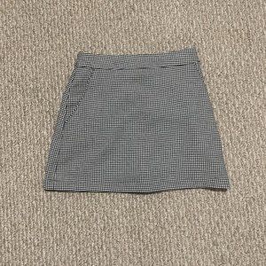 Abercrombie Houndstooth Menswear Mini Skort XS